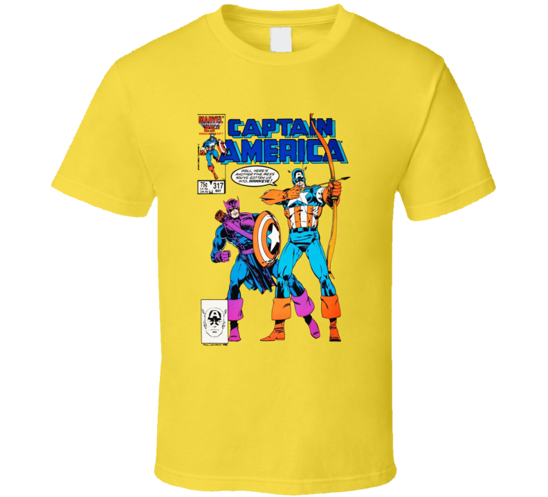 Captain America Comic Book Cover T Shirt