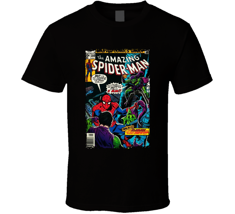 The Amazing Spiderman Comic Book Cover T Shirt