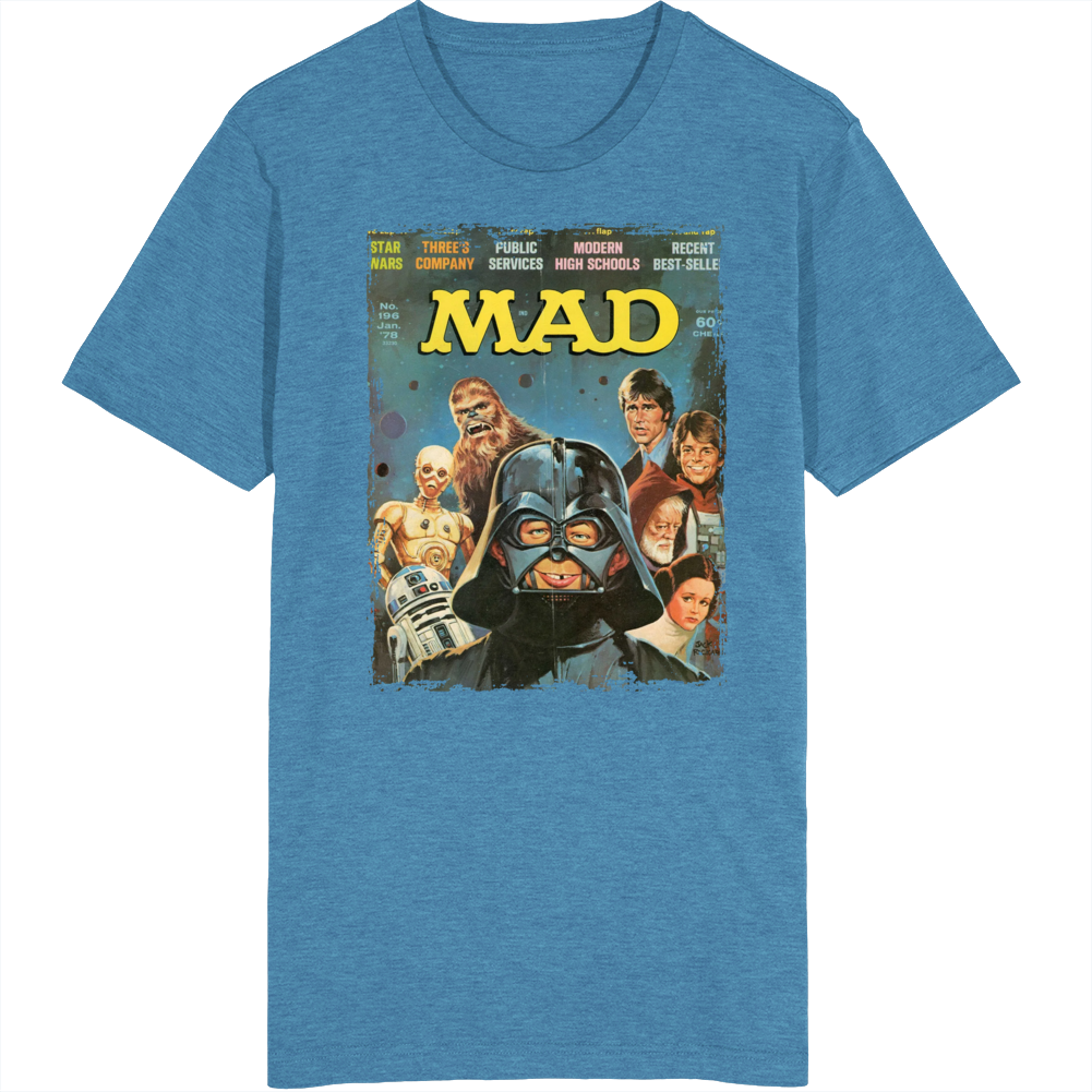 Mad Magazine January 1978 Star Wars Cover T Shirt