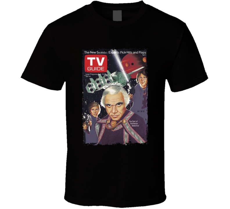 Battlestar Galactica Tv Magazine Cover T Shirt