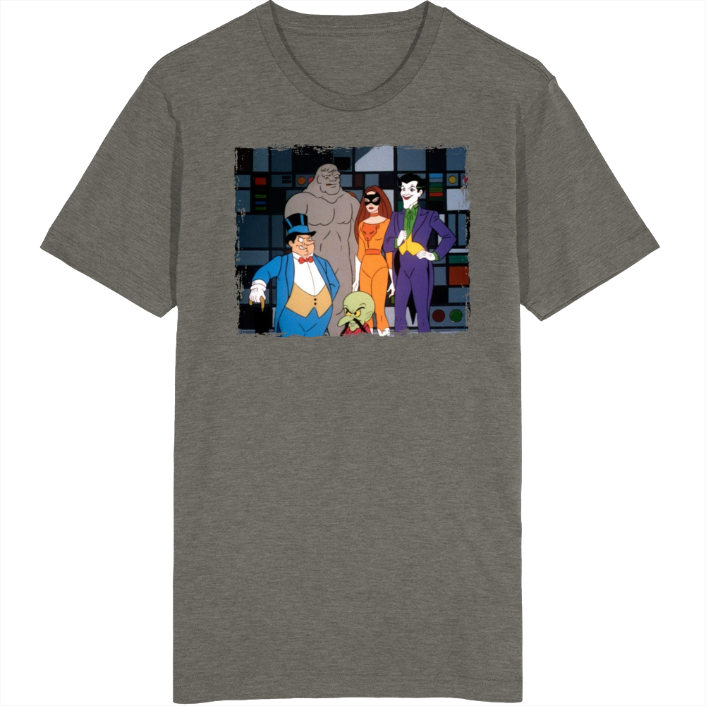 Batman And Robin Villains Animated Tv Series T Shirt