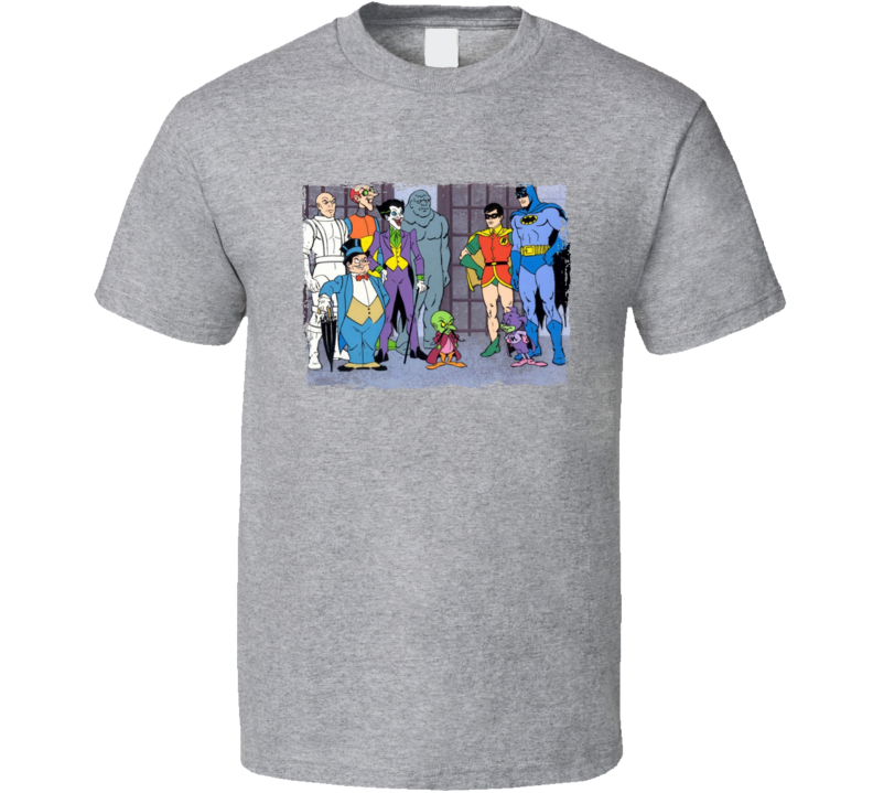 Batman And Robin And Villains Animated Series T Shirt