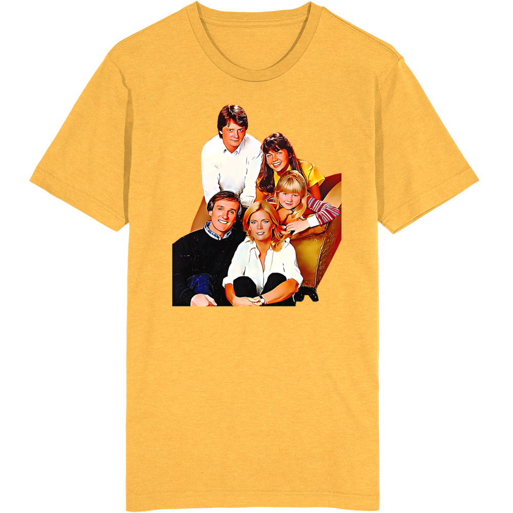 Family Ties Cast Photo T Shirt