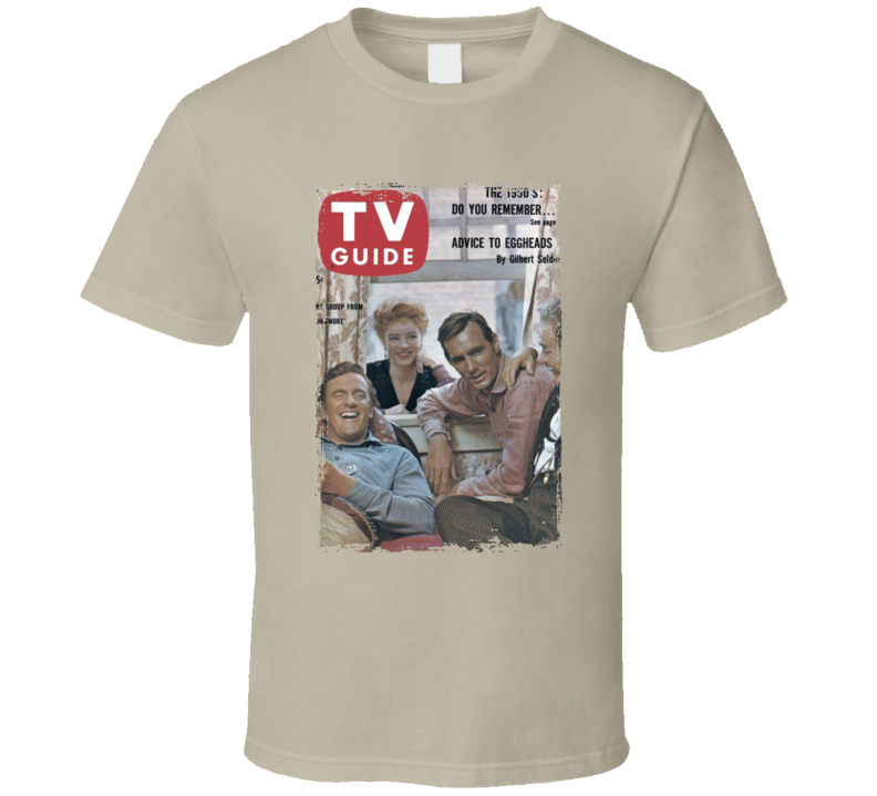 Gunsmoke Cast Tv Magazine Cover T Shirt