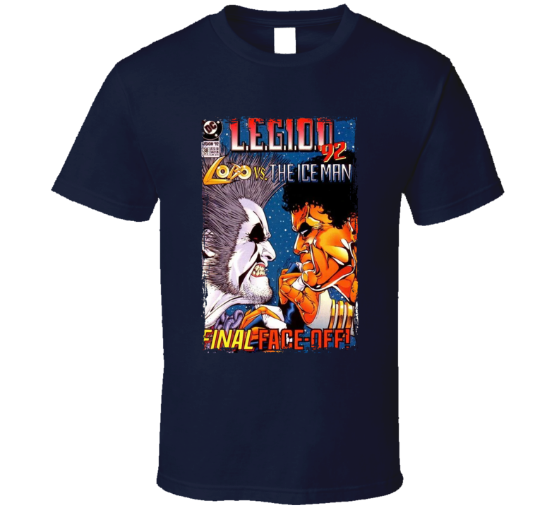 Lobo Vs The Iceman Final Face-off Comic T Shirt