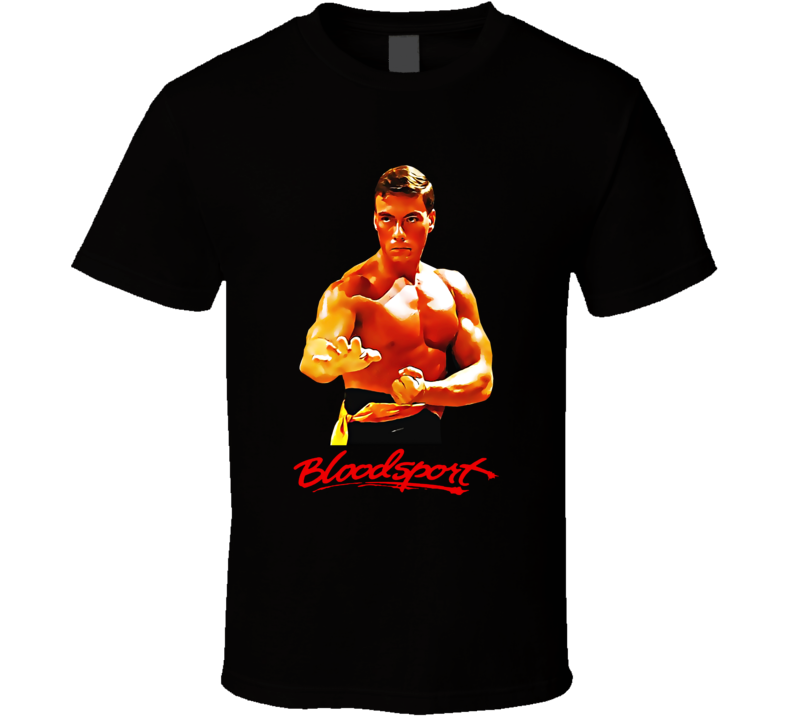 Bloodsport Jean Claude Van Damme Movie T Shirt