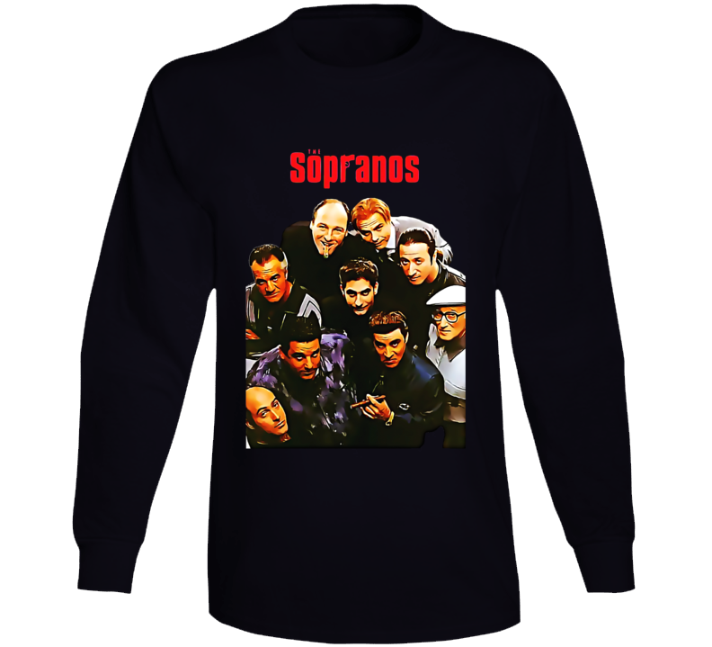 The Sopranos Cast Tv Series Long Sleeve T Shirt