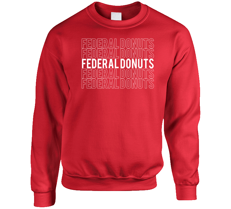 Federal Donuts Adam Sandler Hustle Crewneck Sweatshirt Crewneck Sweatshirt