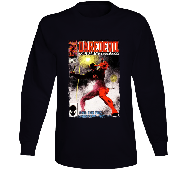 Daredevil Comic Issue 220 Long Sleeve T Shirt