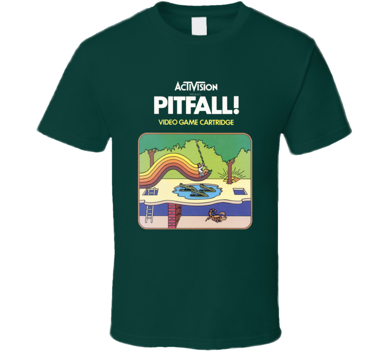 Pitfall Activision Video Game T Shirt