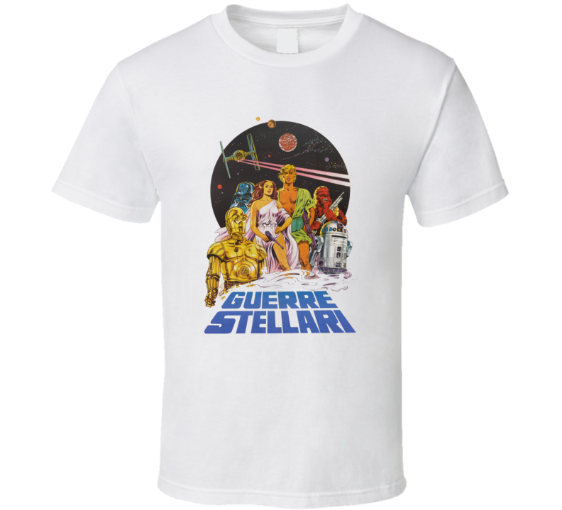 Star Wars Guerre Stellari Italian Movie T Shirt