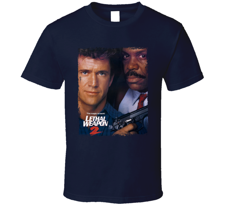 Lethal Weapon 2 Gibson Glover Movie T Shirt