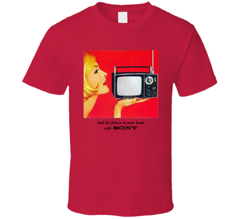 Sony Portable Tv Retro Ad T Shirt