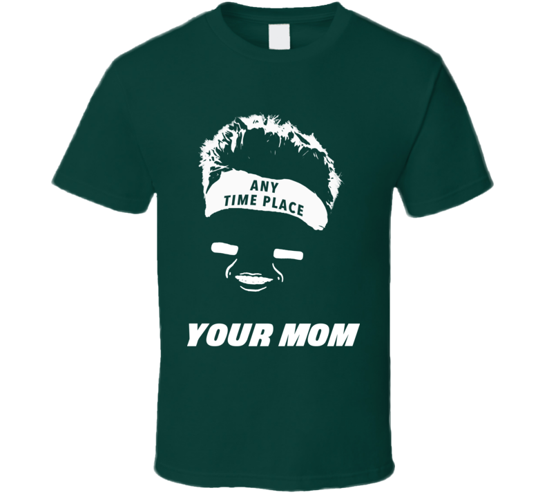 Any Time Place Your Mom Zach Wilson Silhouette T Shirt
