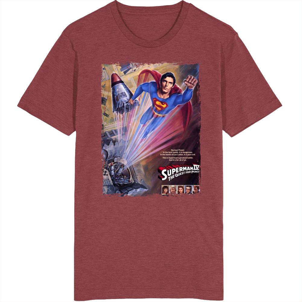 Superman 4 The Quest For Peace Movie T Shirt