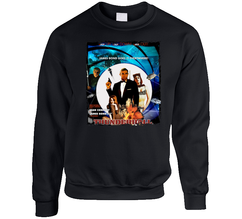 Thunderball 007 Sean Connery Crewneck Sweatshirt