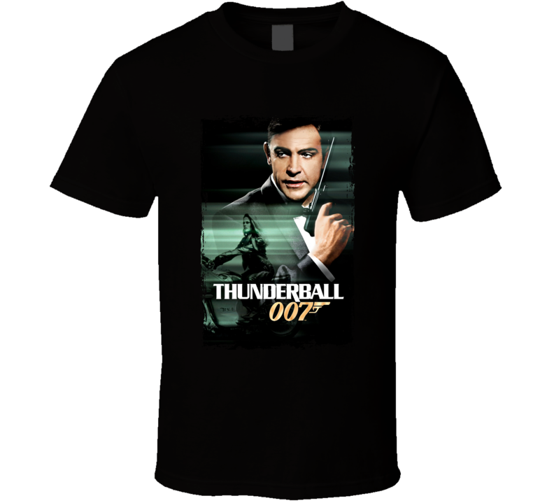 Thunderball 007 Sean Connery Movie T Shirt