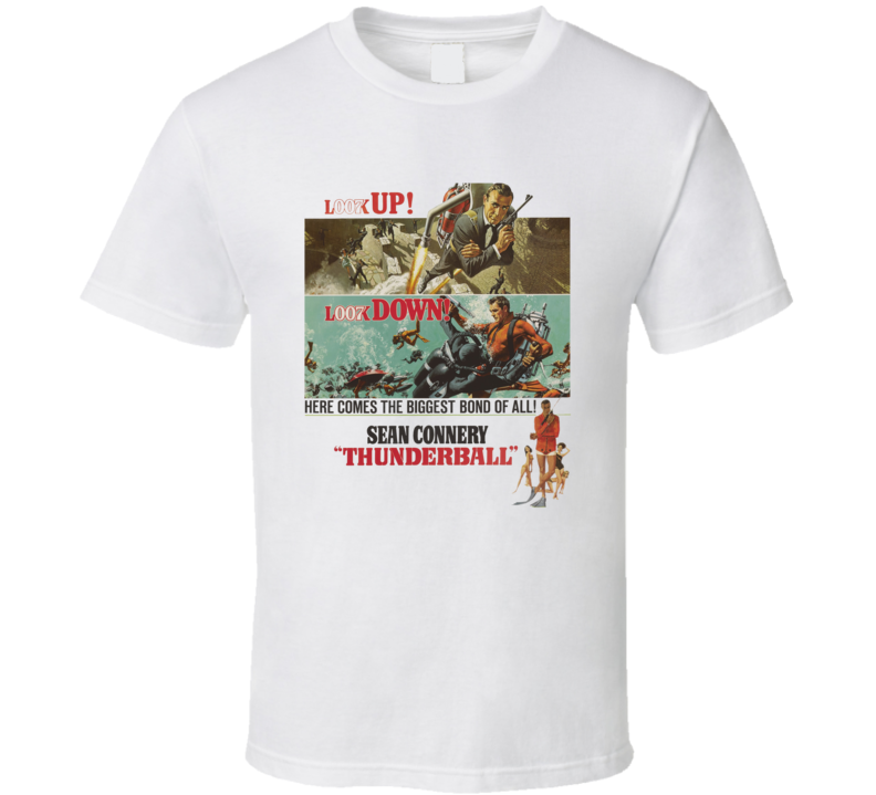 Thunderball Connery Movie T Shirt