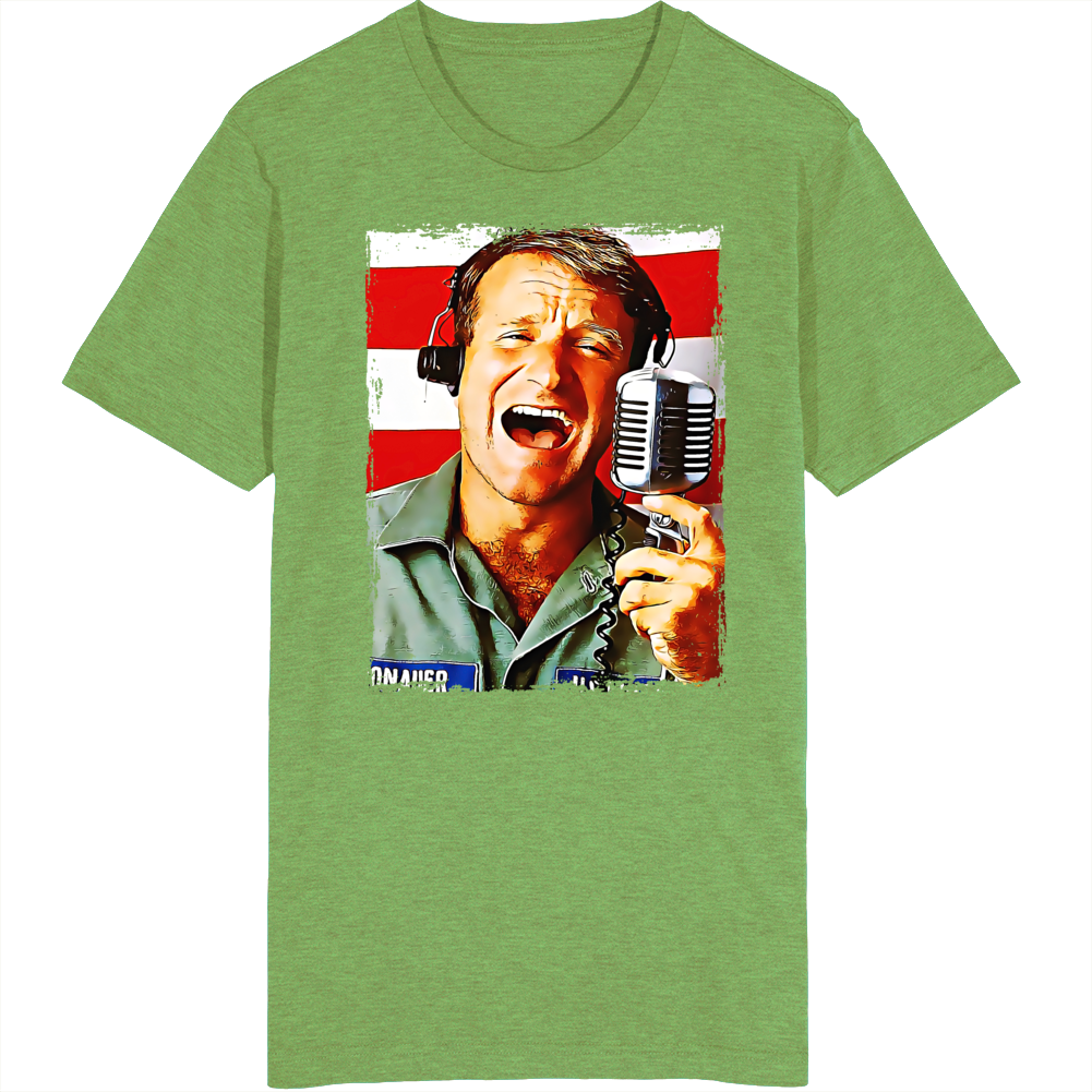 Robin Williams Good Morning Vietnam Movie T Shirt