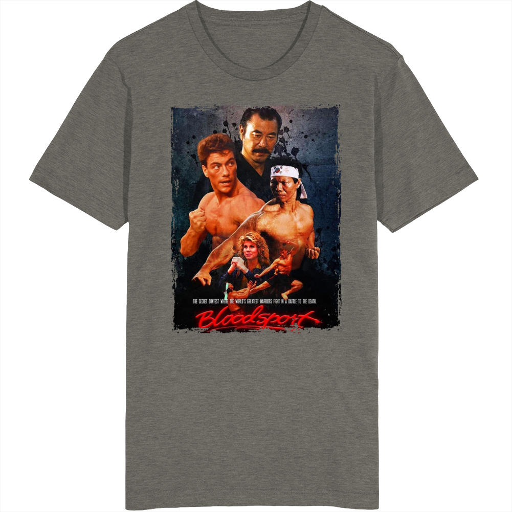Bloodsport Van Damme Movie T Shirt