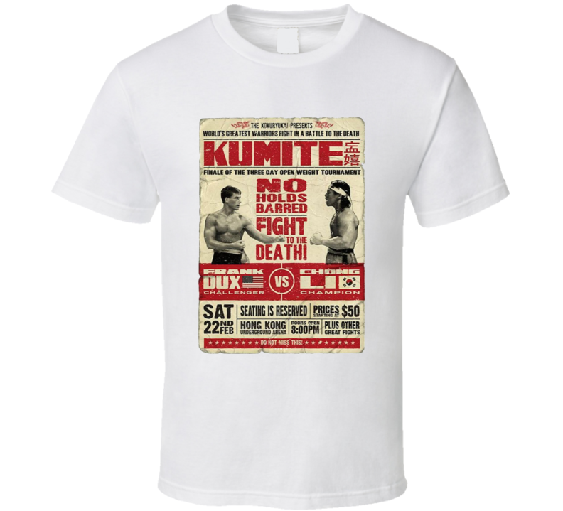 Bloodsport Kumite Fight T Shirt