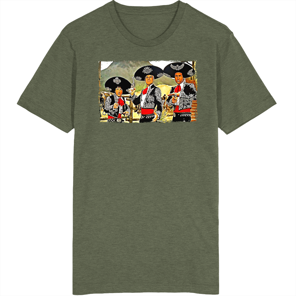 Three Amigos Chevy Chase Martin Short Steve Martin Movie T Shirt