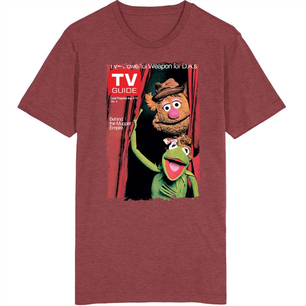 Kermit Fozzie Bear Muppets Tv Magazine T Shirt