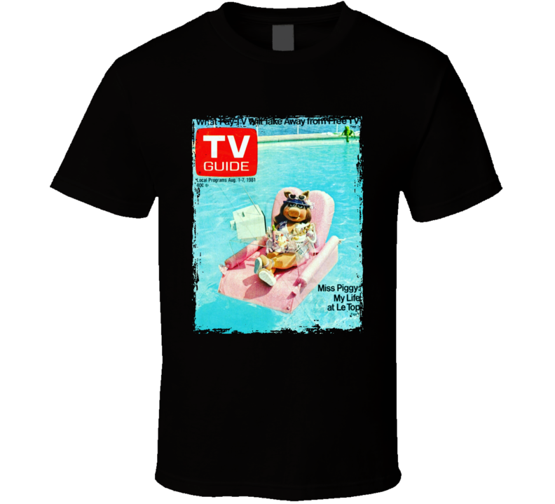 Miss Piggy Muppets Tv Magazine T Shirt