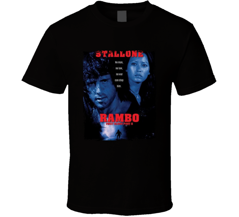 Rambo First Blood Part Ii Movie T Shirt
