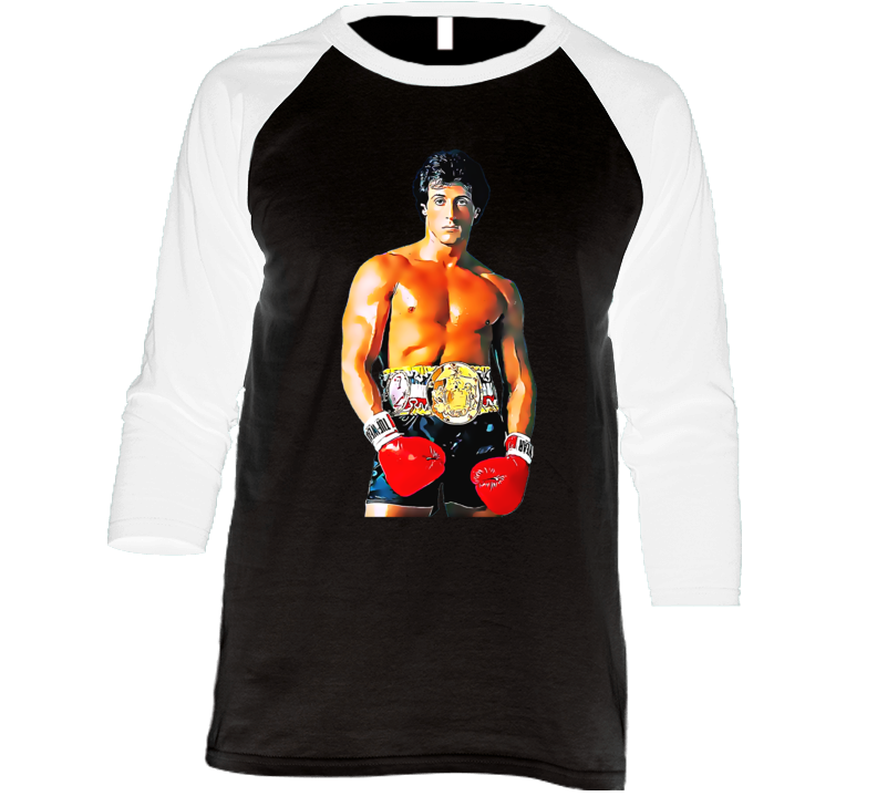 Sylvester Stallone Rocky Balboa Raglan T Shirt