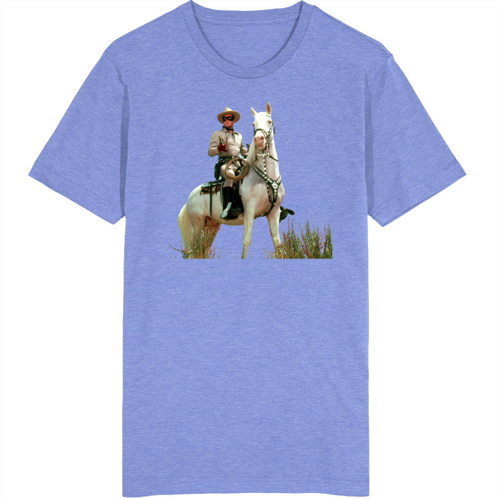 The Lone Ranger On Silver Movie T Shirt