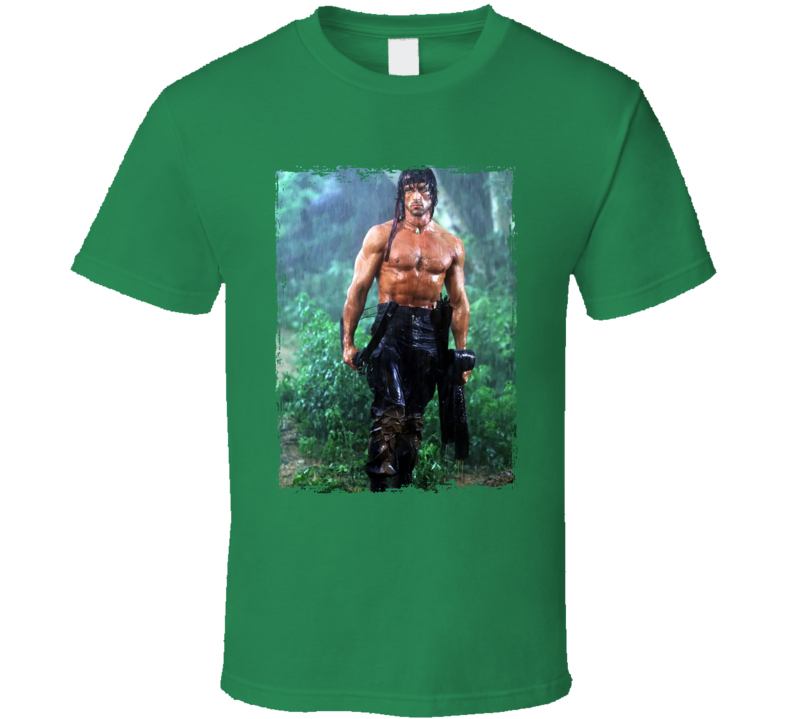 Sylvester Stallone 80s Action Star T Shirt