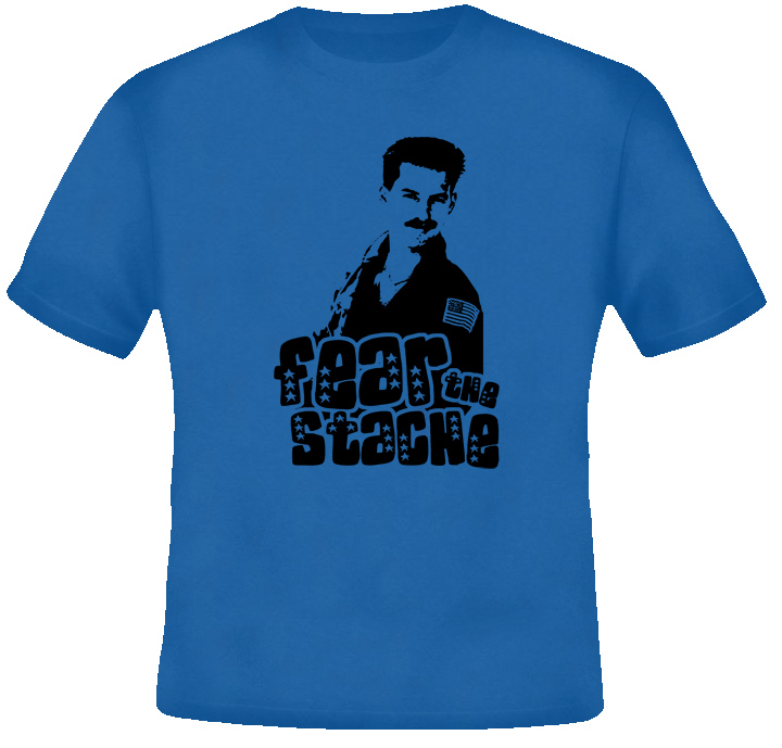 Anthony Edwards Top Gun Fear The Stache T Shirt