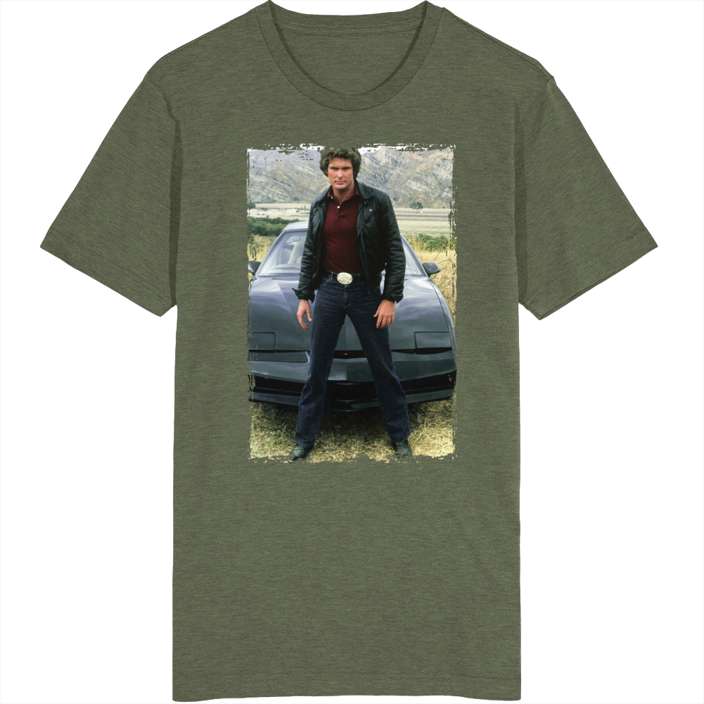 Knight Rider David Hasselhoff 80s Tv Series T Shirt