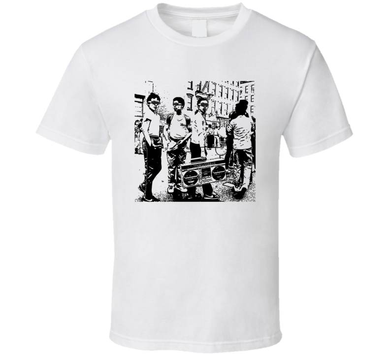 Boys With A Boombox 80s Trend T Shirt