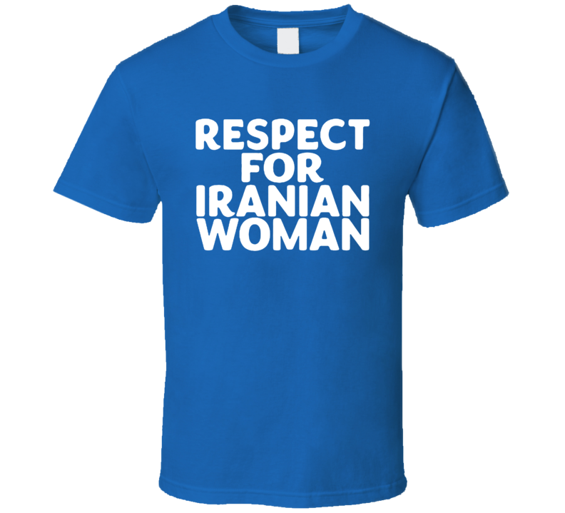 Respect For Iranian Woman World Cup Protester T Shirt