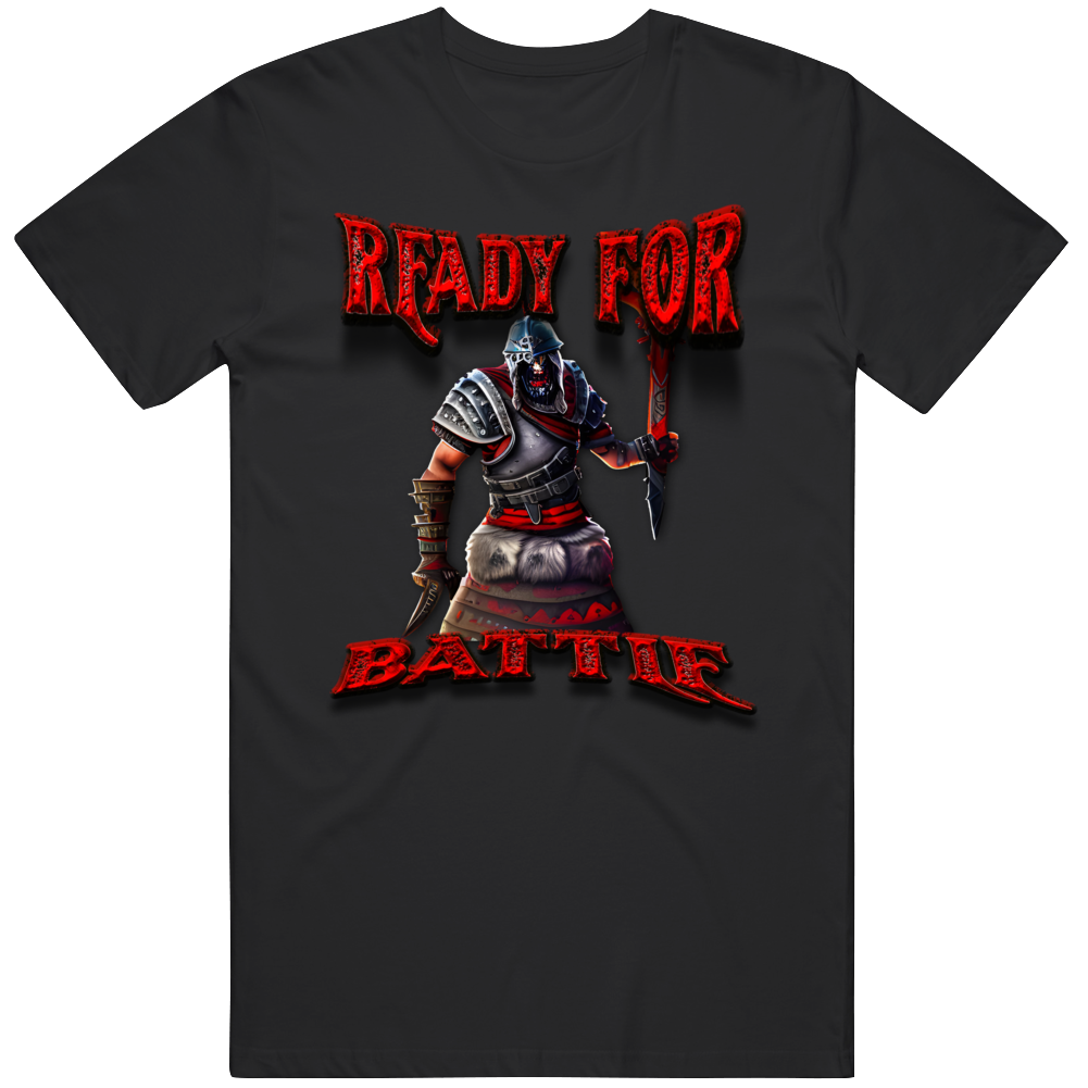 Ready For Battle Viking Zombie T Shirt