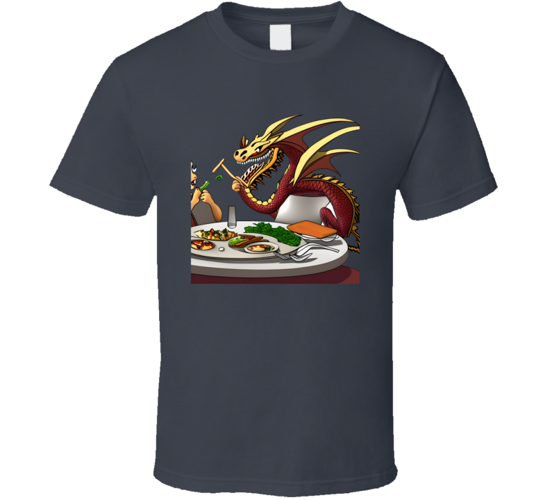 Dragon Eating Dinner T Shirt