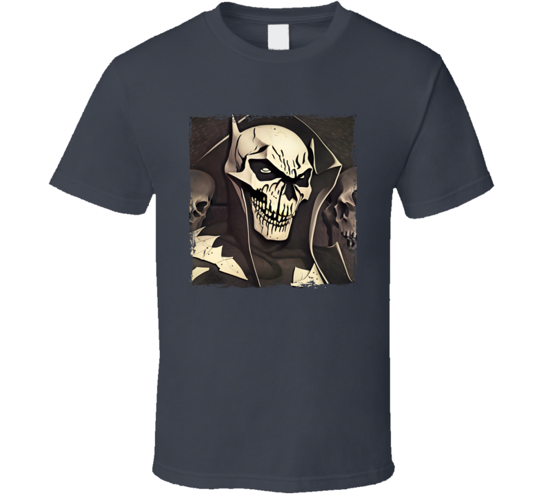 Batman Hooded Skull T Shirt