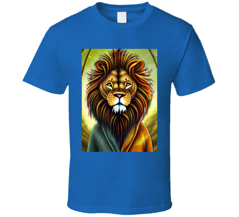 Day Off Lion In A Robe Housecoat Parody T Shirt
