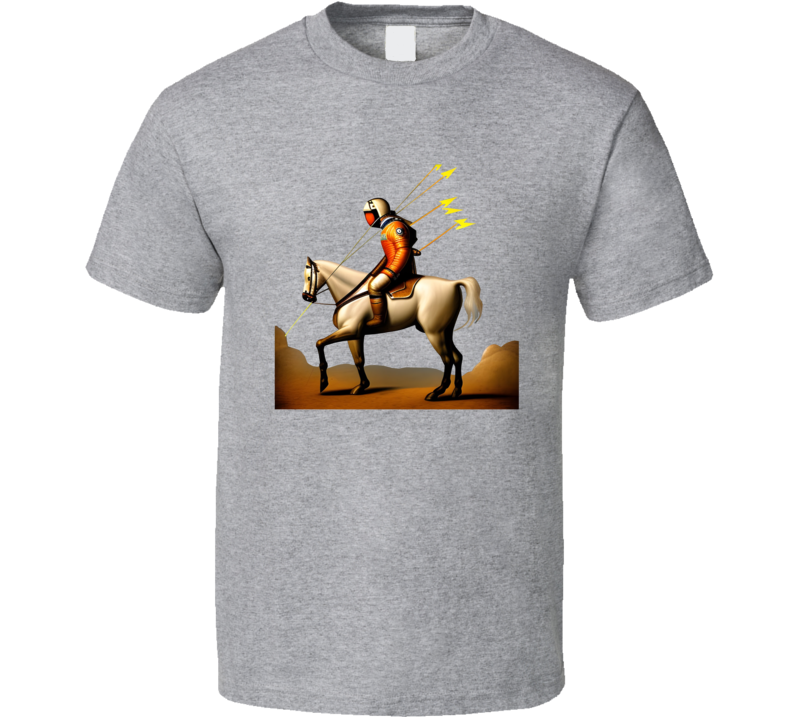 The Dying Cosmo Astronaut Horse T Shirt