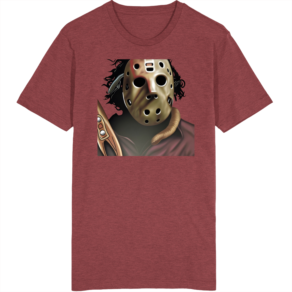 Jason Voorhees Friday The 13th Parody Art Fantasy Fan T Shirt