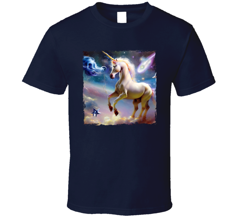 Unicorn Space Traveller T Shirt