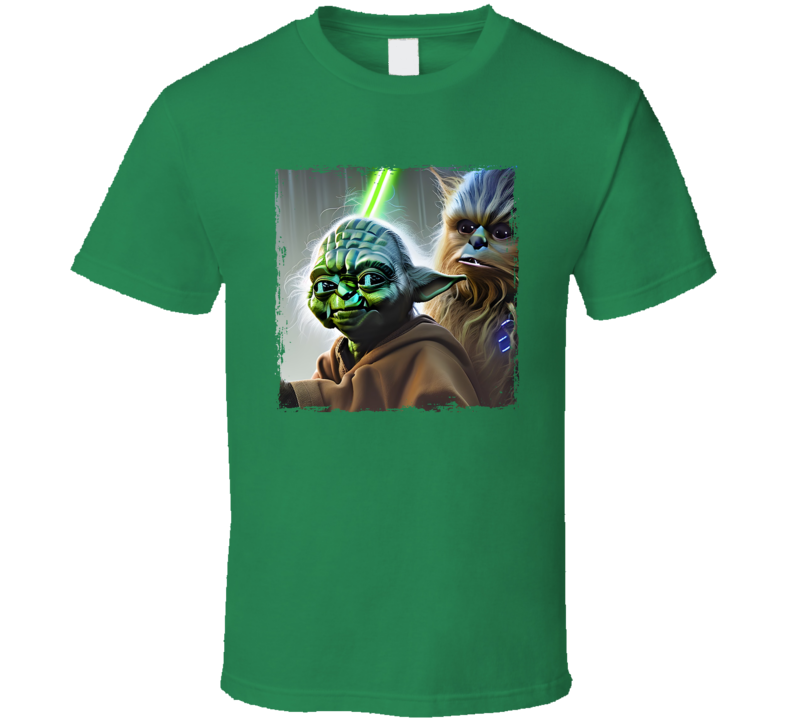 Yoda Wookie Friends T Shirt