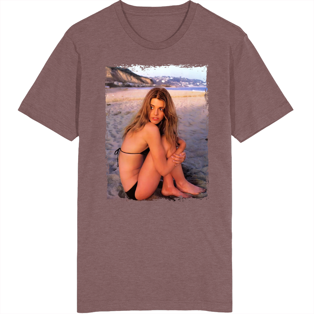 Lindsay Wagner At The Beach T Shirt