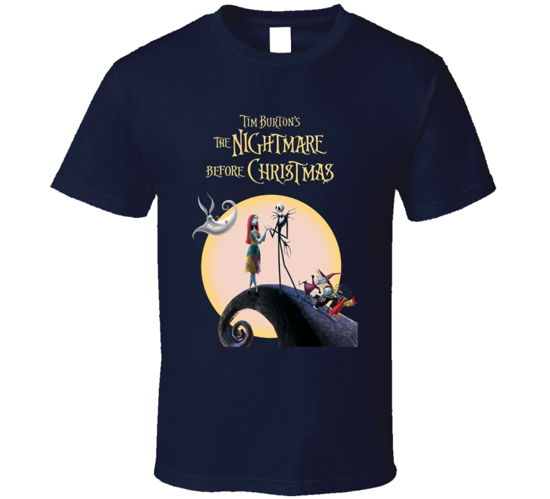 The Nightmare Before Christmas 90s Movie T Shirt