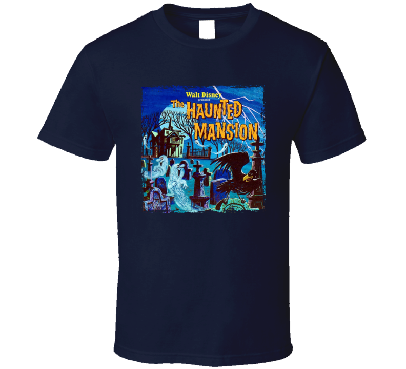 The Haunted Mansion Read Along Book And Record T Shirt
