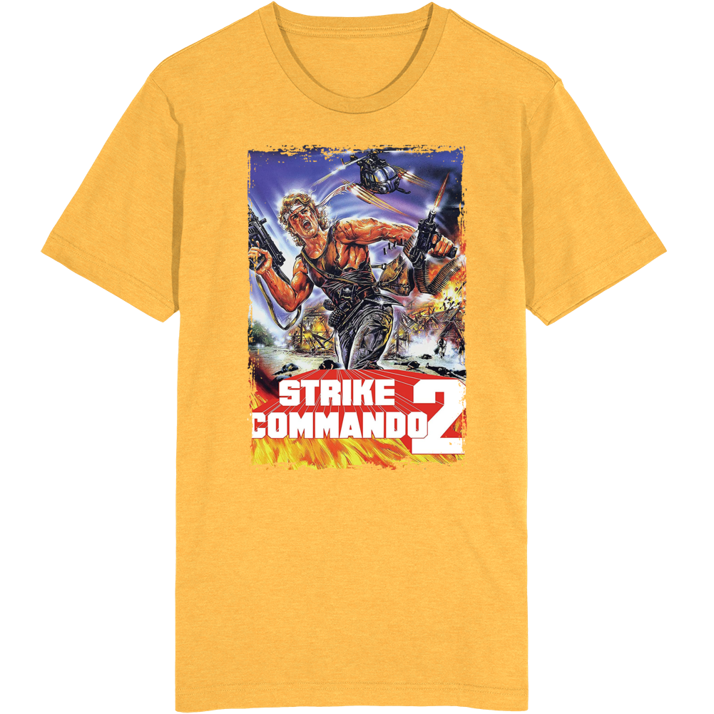 Strike Commando 2 80s Action Movie T Shirt