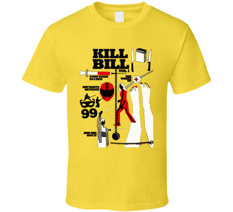 Kill Bill 1 Movie Quentin Tarantino T Shirt