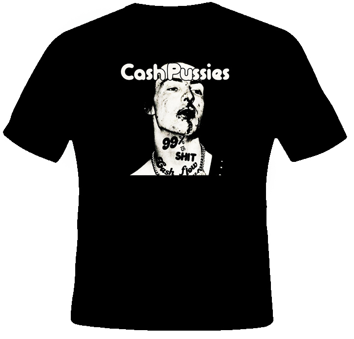 Cash Pussies 1979 Punk Album T Shirt